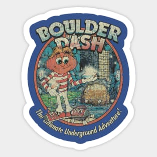 Boulder Dash Ultimate Underground Adventure 1984 Sticker